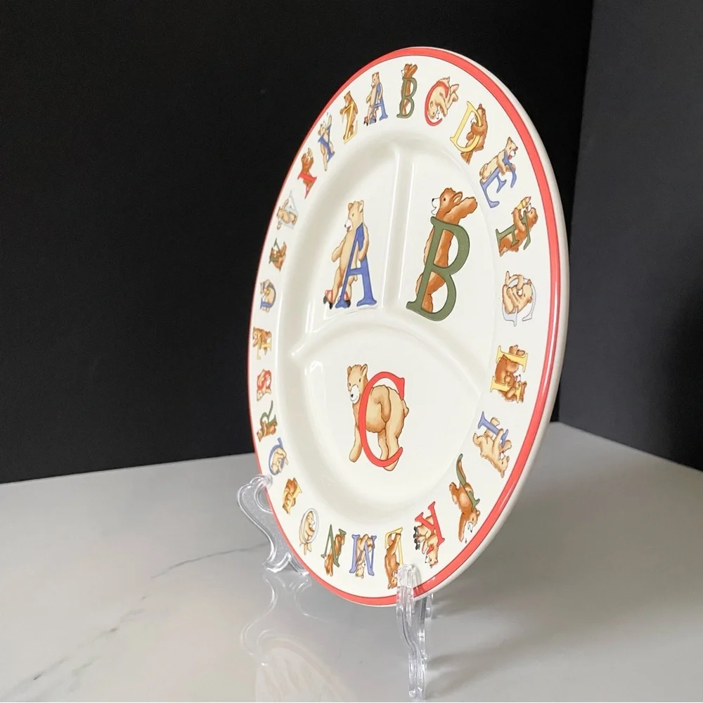 Alphabet Bears Child Plate by Tiffany & Co.